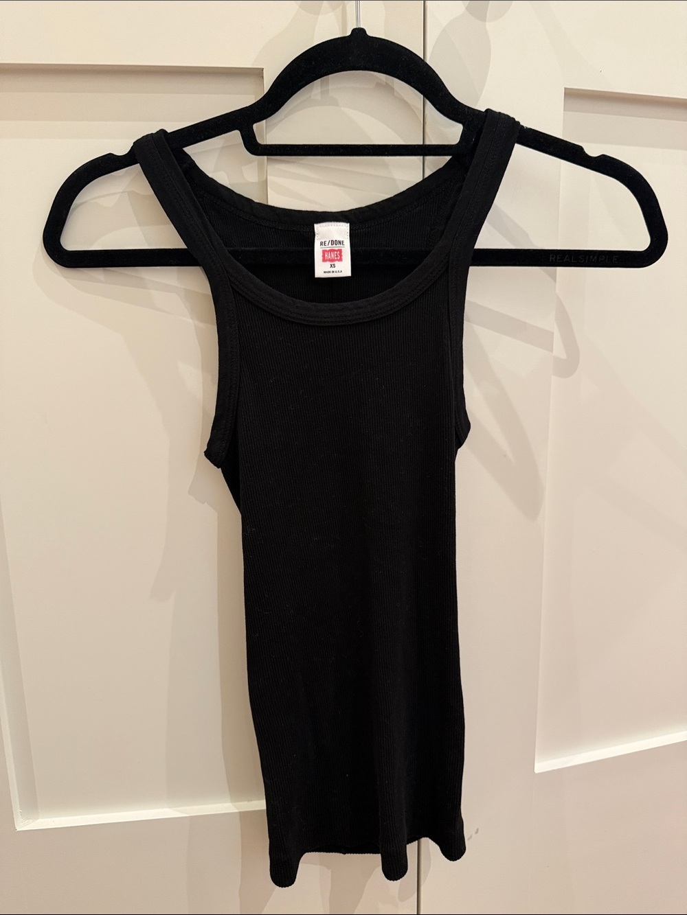 Re/Done Hanes Ribbed Tank - Picture 2 of 3